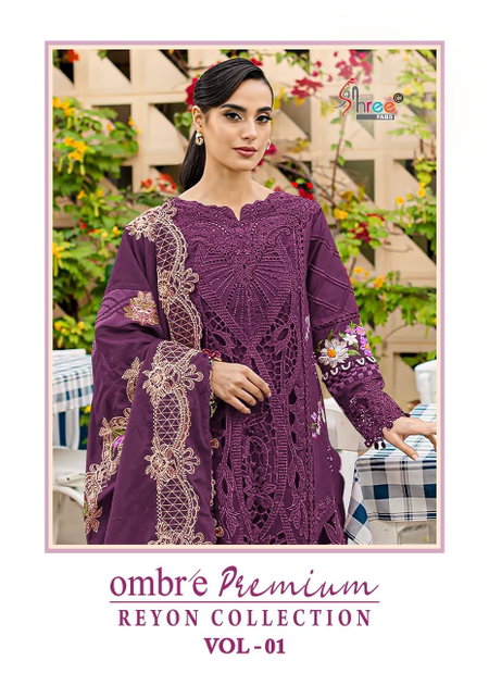 Ombre Premium Reyon Collection Vol 1 By Shree Pakistani Salwar Suit Wholesalers In Surat